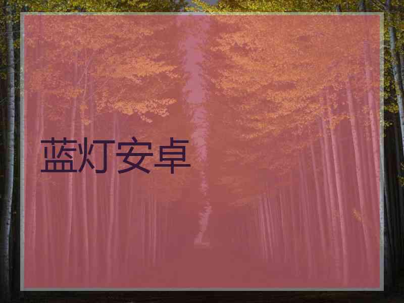 蓝灯安卓