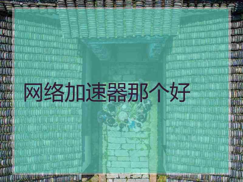 网络加速器那个好