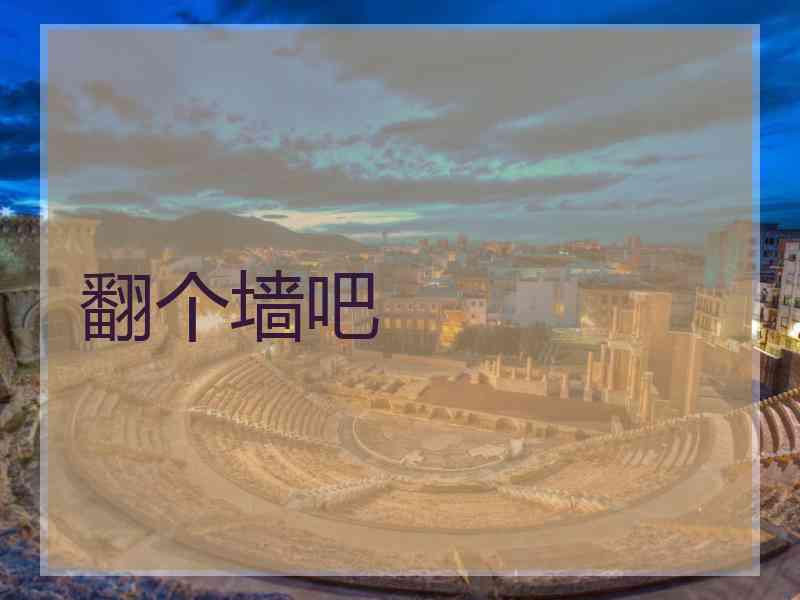 翻个墙吧