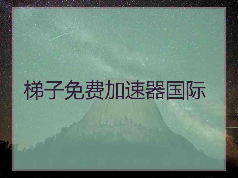 梯子免费加速器国际