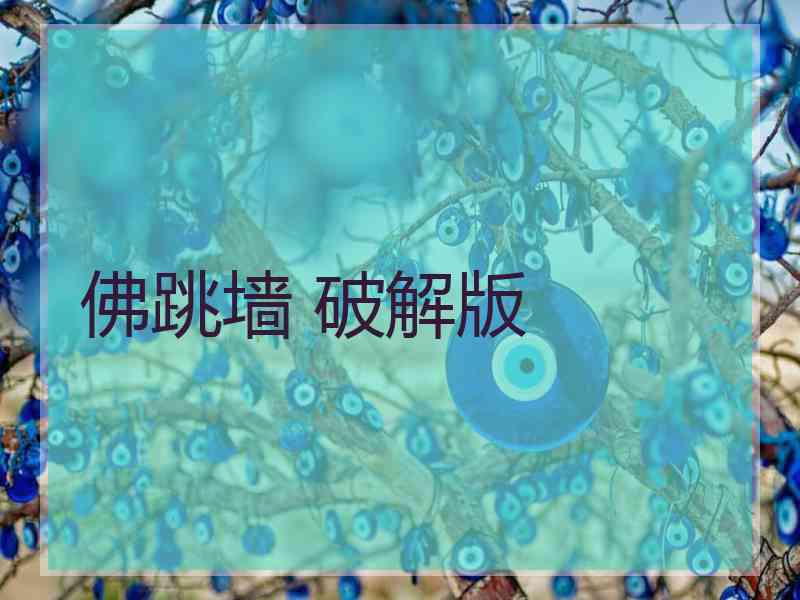 佛跳墙 破解版