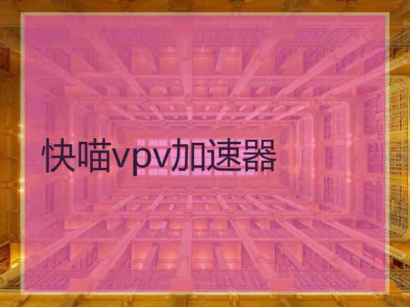 快喵vpv加速器