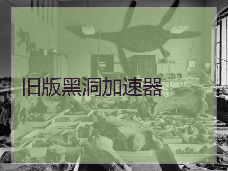 旧版黑洞加速器