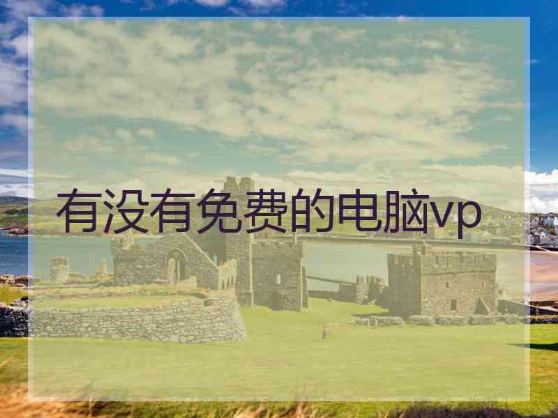 有没有免费的电脑vp