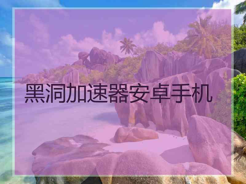 黑洞加速器安卓手机