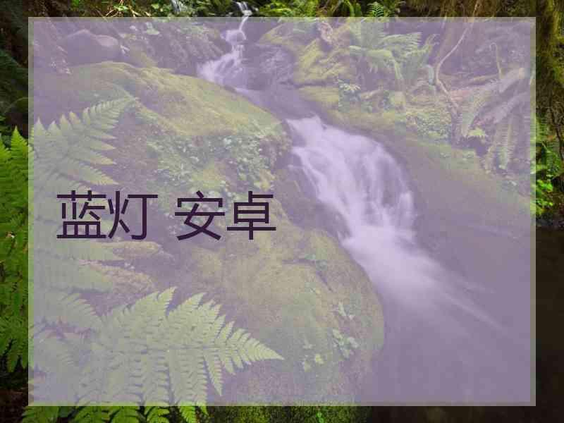 蓝灯 安卓