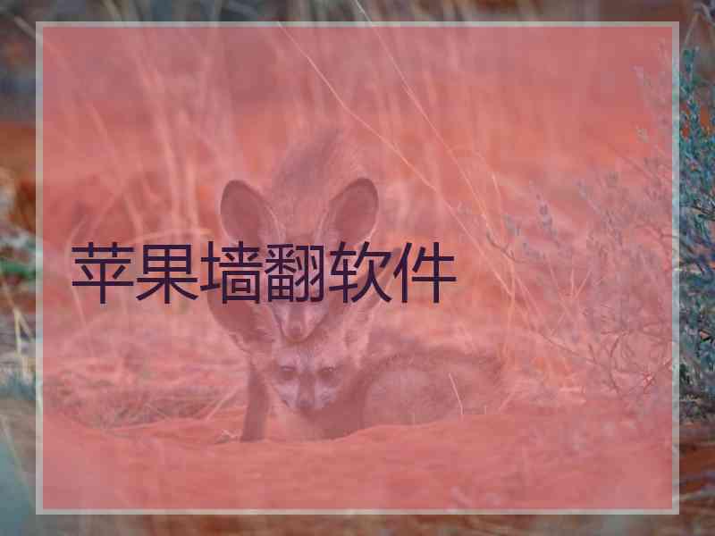 苹果墙翻软件