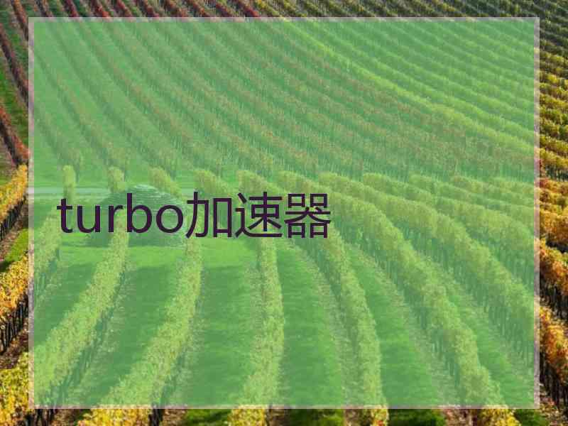 turbo加速器