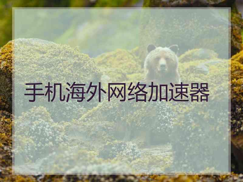 手机海外网络加速器