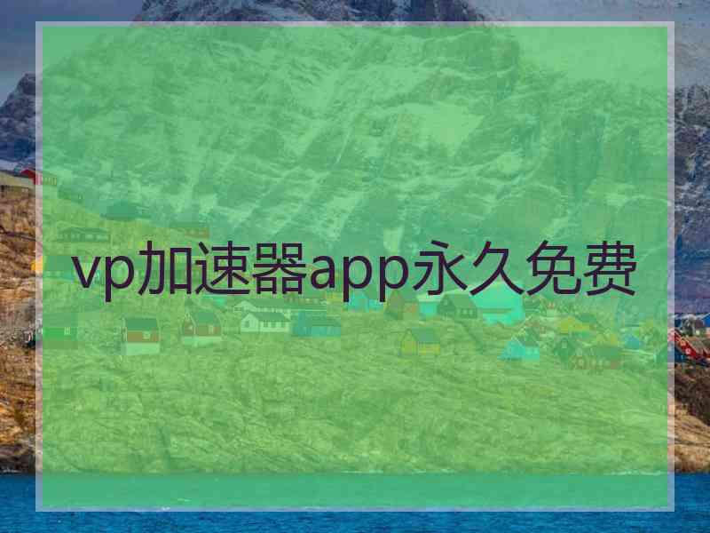 vp加速器app永久免费
