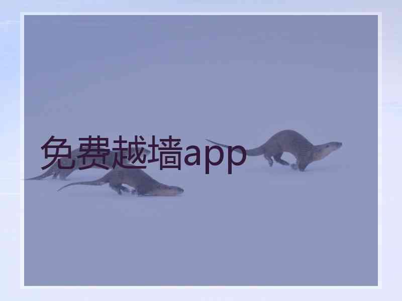 免费越墙app
