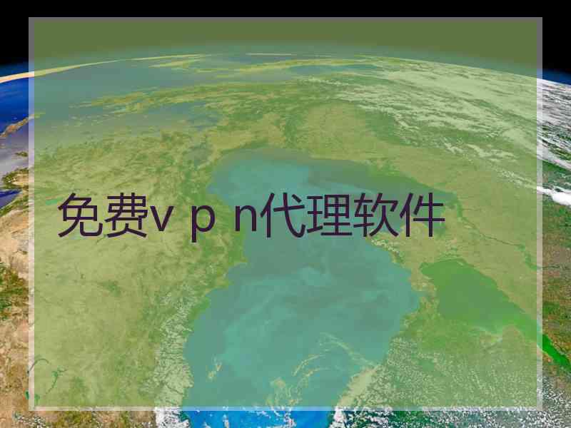 免费v p n代理软件