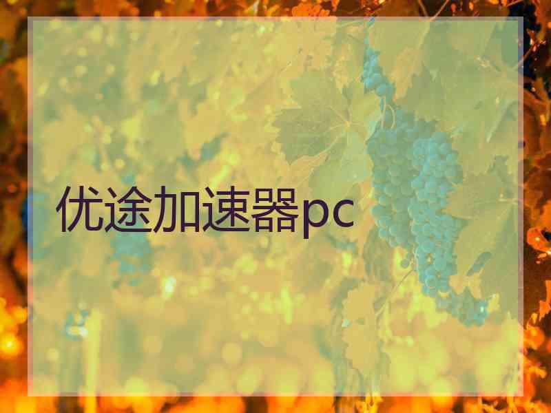 优途加速器pc