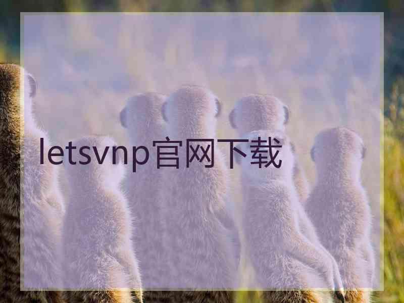 letsvnp官网下载