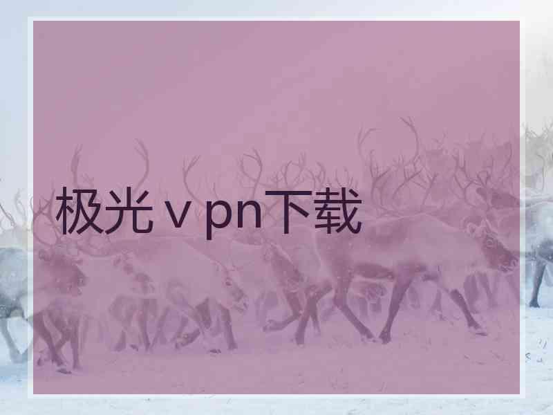 极光ⅴpn下载
