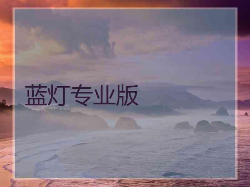 蓝灯专业版