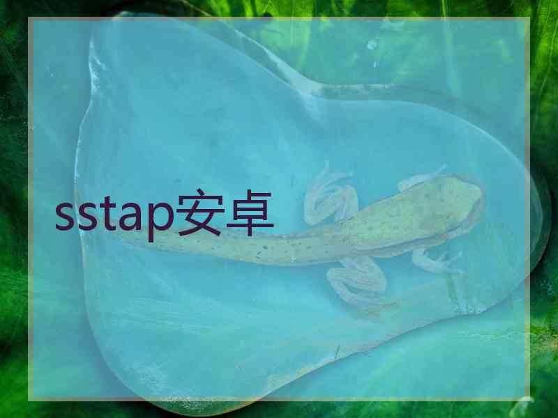 sstap安卓
