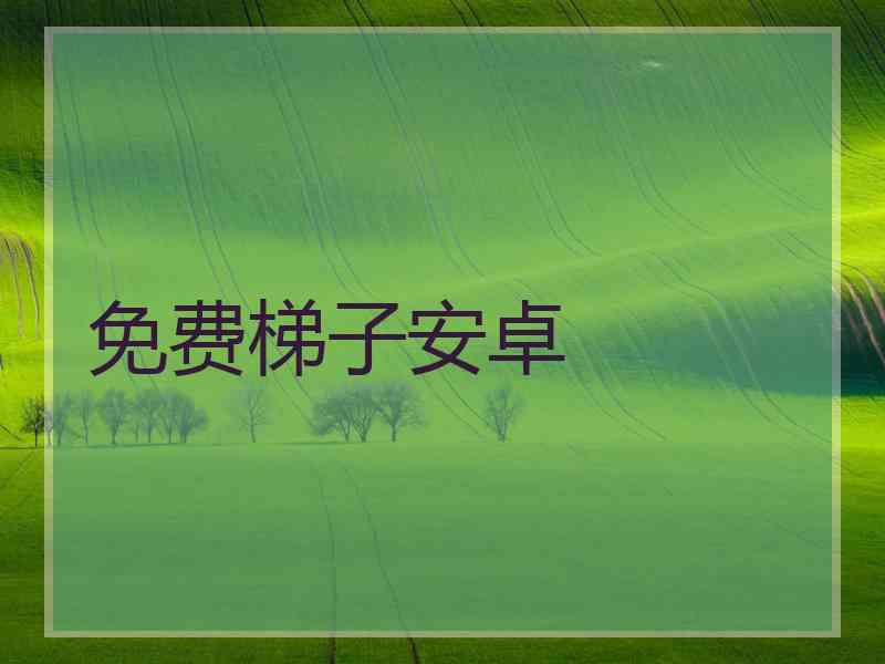 免费梯子安卓