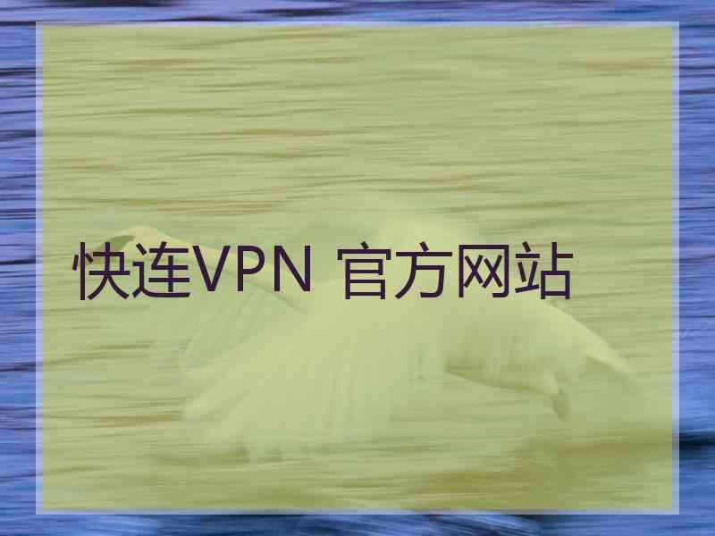 快连VPN 官方网站