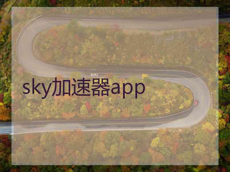 sky加速器app