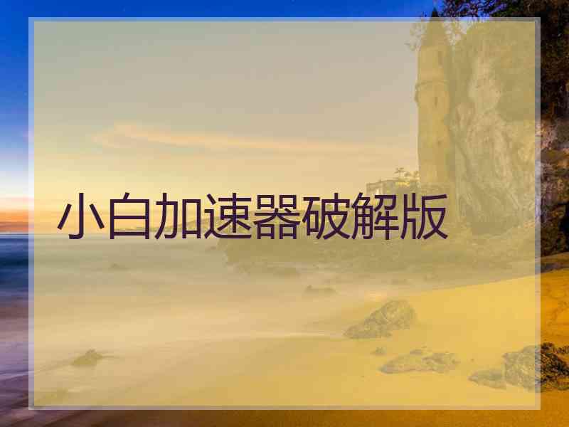 小白加速器破解版