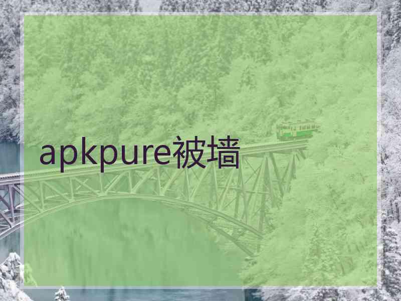 apkpure被墙