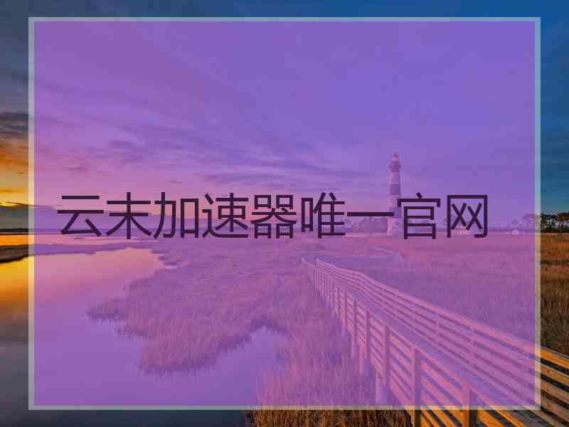云末加速器唯一官网