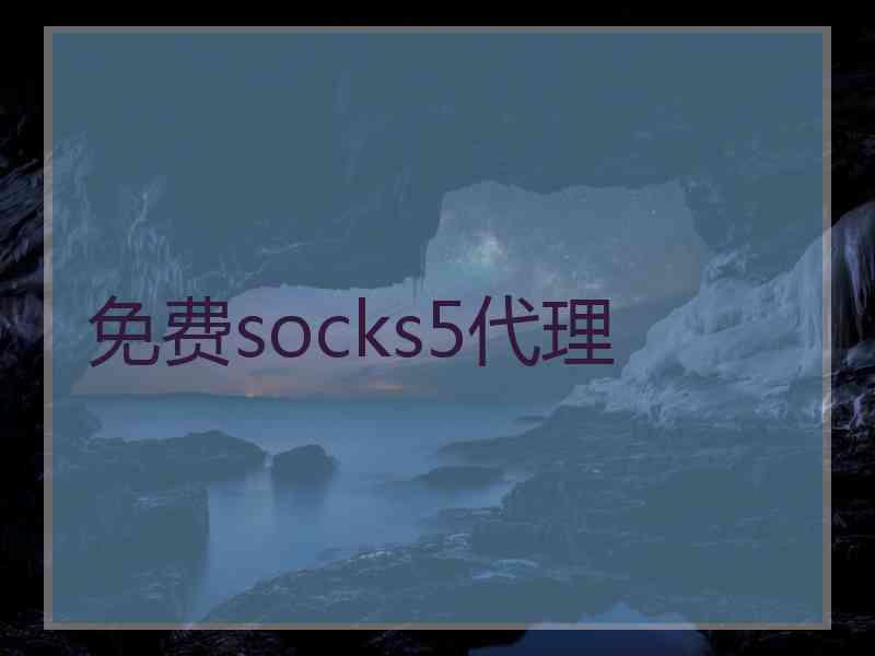 免费socks5代理