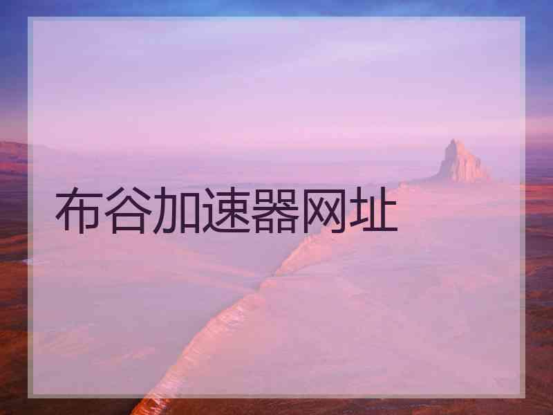 布谷加速器网址