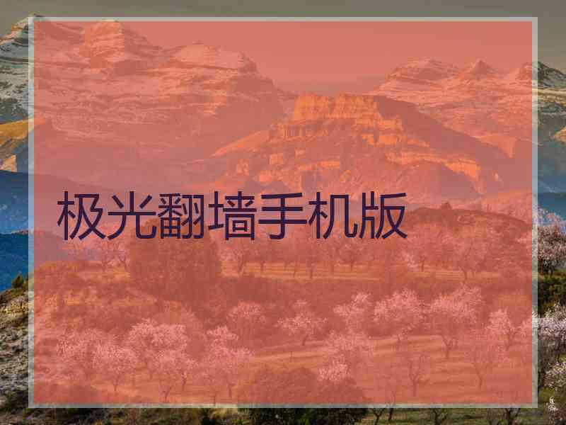 极光翻墙手机版