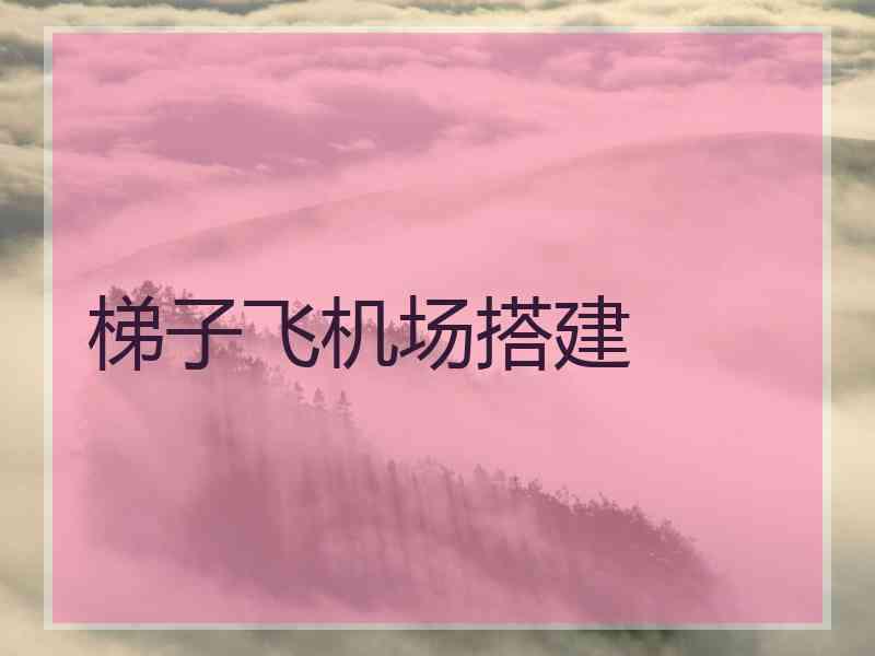 梯子飞机场搭建