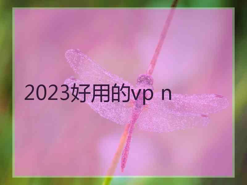 2023好用的vp n