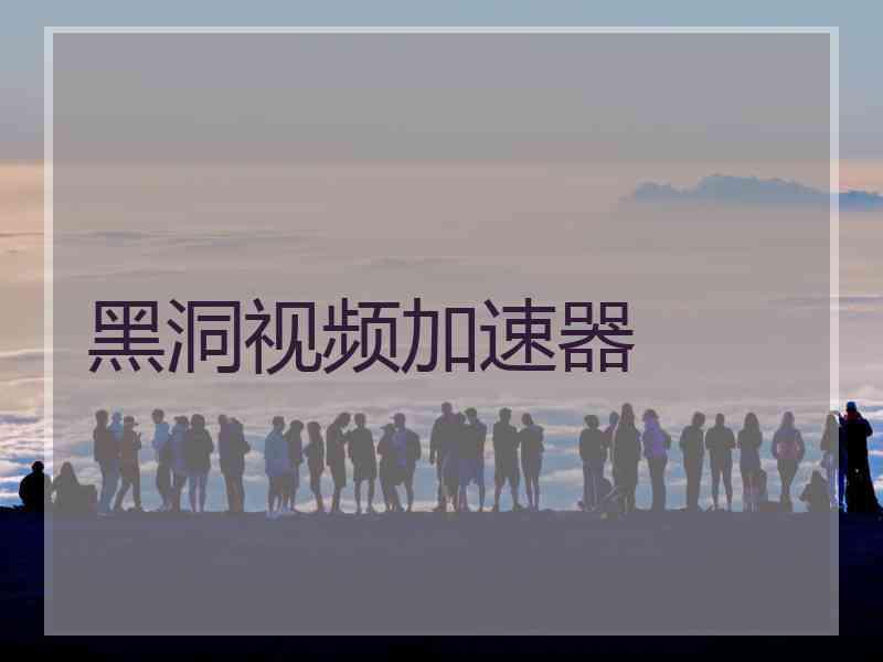 黑洞视频加速器