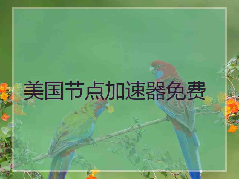 美国节点加速器免费