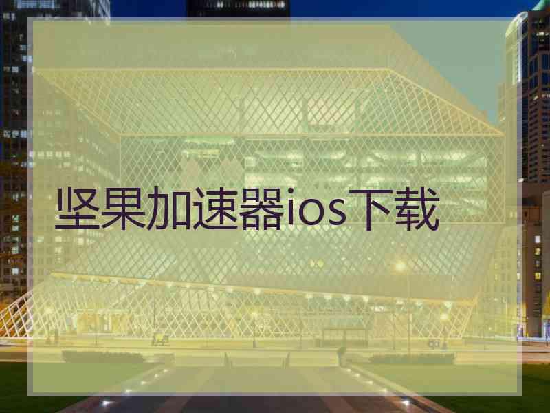 坚果加速器ios下载